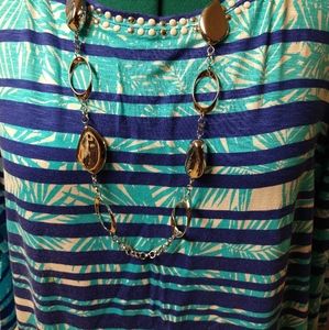 Silver colored chain